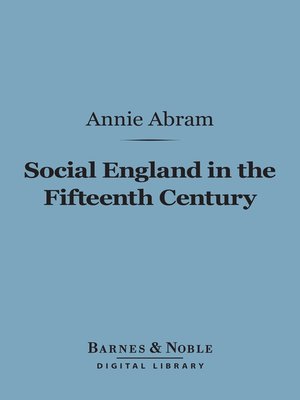 cover image of Social England in the Fifteenth Century